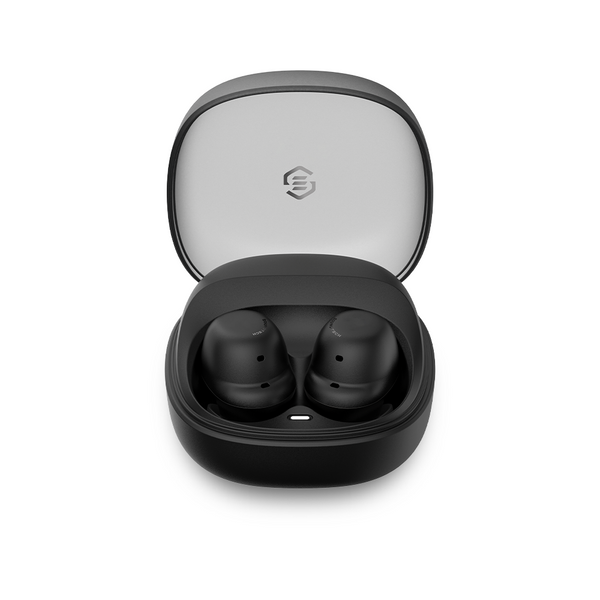 SOUNDTECH S18 TWS Wireless Stereo Earbuds with Noise Reduction - Black