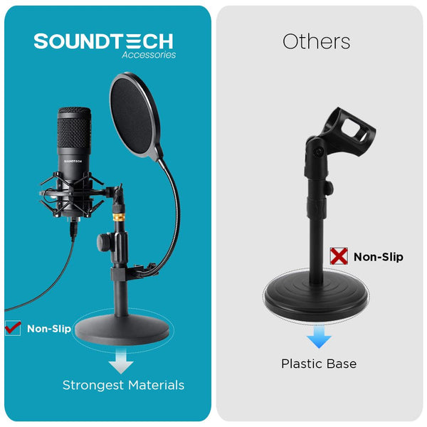 SOUNDTECH Table Stand for Mic Condenser Soundtech Microphone