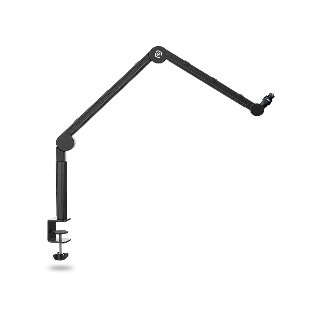 SOUNDTECH Pro Boom Arm Stand 360 Rotate Heavyduty Stand Mic LED Camera ...