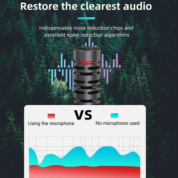 SOUNDTECH Cardioid Arc-Shaped Microphone ST-VM02 for Video DSLR Smartphone