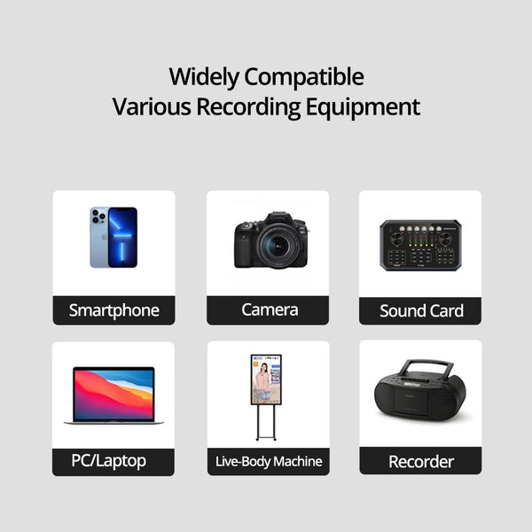 SOUNDTECH GO2+ Wireless Microphone System 2.4Ghz with Anti Noise System