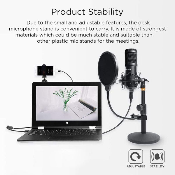 SOUNDTECH Table Stand for Mic Condenser Soundtech Microphone