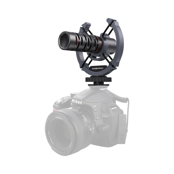 SOUNDTECH Cardioid Arc-Shaped Microphone ST-VM02 for Video DSLR Smartphone